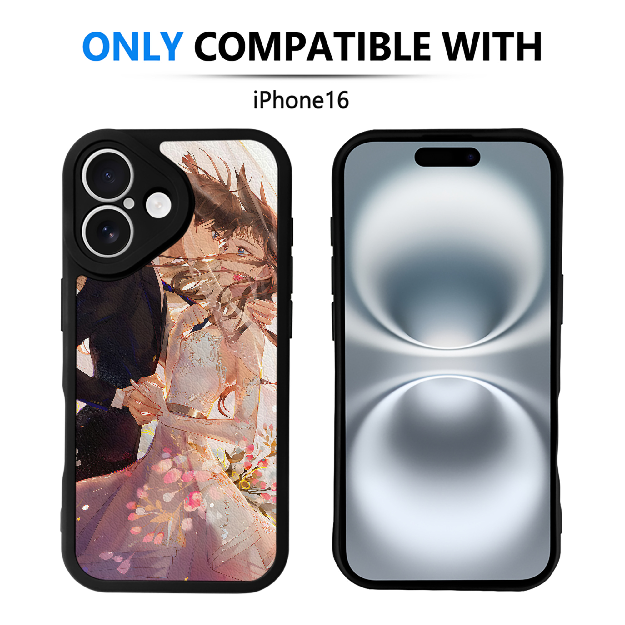 （画像用） 名探偵コナン Detective Conan 【iPhone 16シリーズ対応】シリコンスマホケース（レザー調） 材質：シリコン